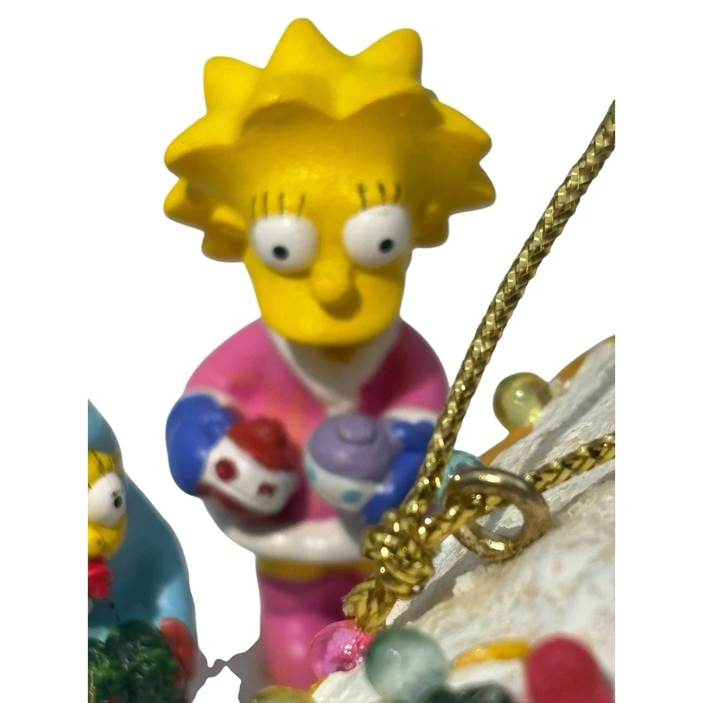 2004 Simpsons Bradford Christmas Ornament Illuminated 